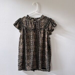 LOFT Small Print Shirt